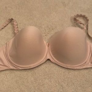 Marie Jo underwire bra.  Nude.